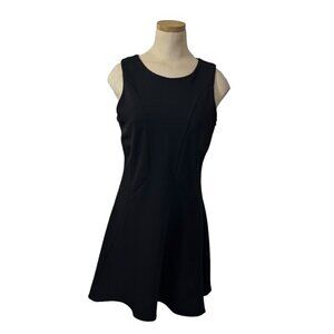 Elodie dress women's S black skater dress fit and flare sleeveless back zip